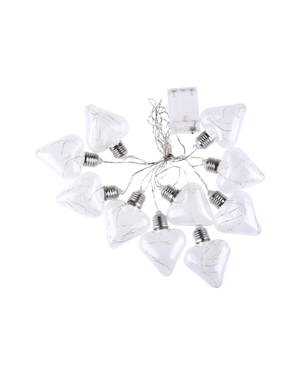 Χριστουγεννιάτικα φώτα LED - Καρδιά - 272386 - Warm White