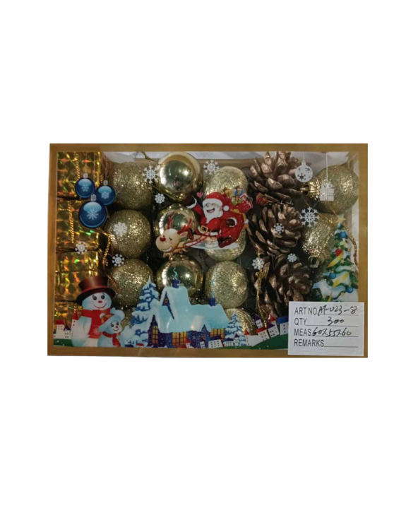 Σετ Χριστουγεννιάτικα στολίδια - 3cm - 24pcs