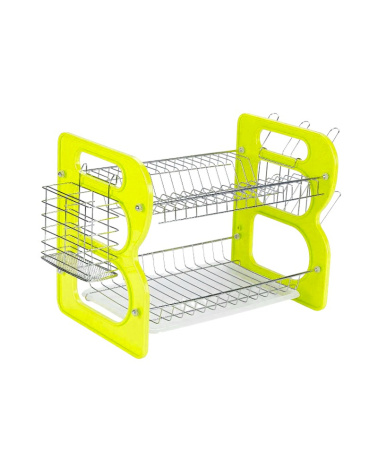 Πιατοθήκη αποστράγγισης διώροφη - WL-232 - 40cm - 521315 - Light Green