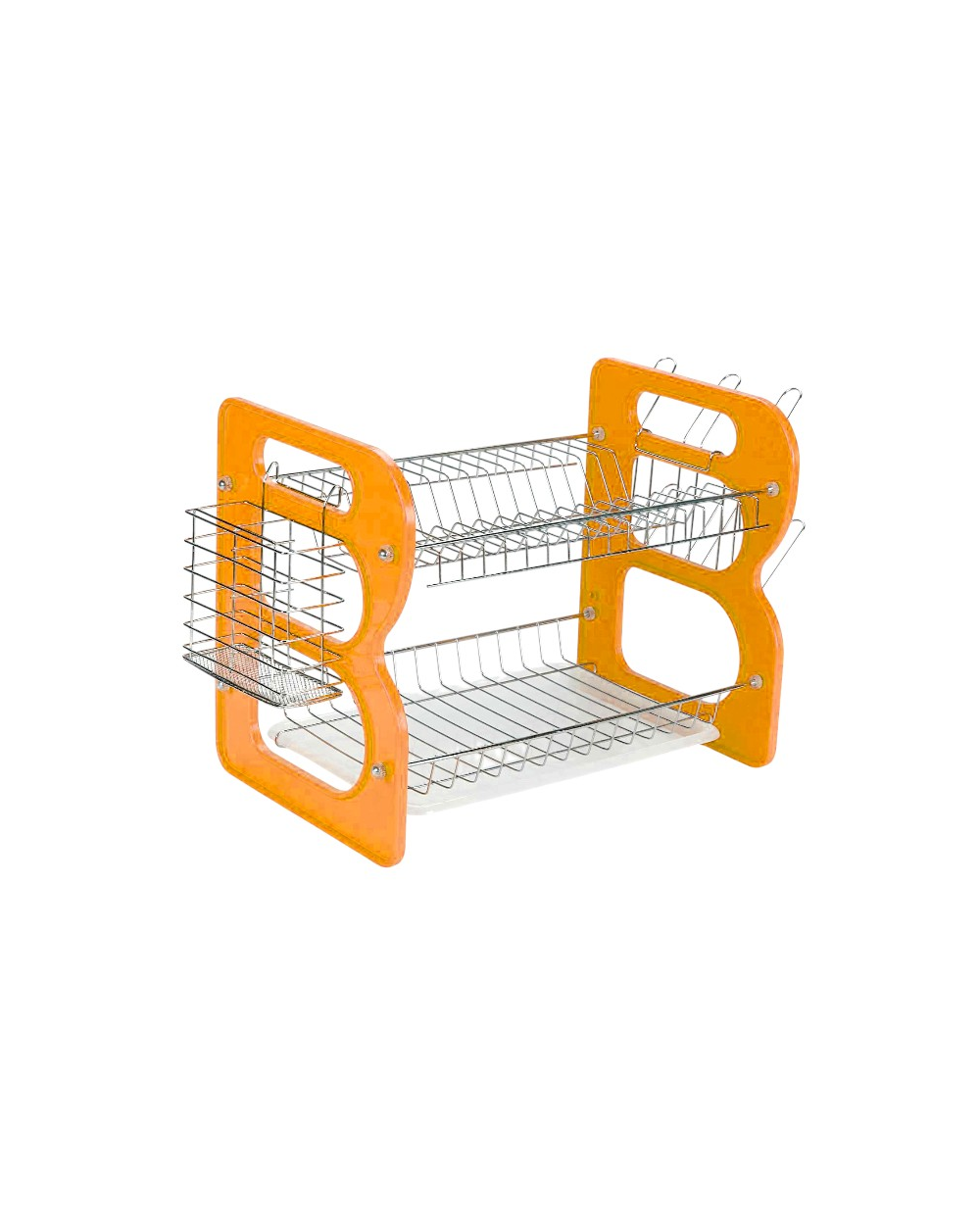 Πιατοθήκη αποστράγγισης διώροφη - WL-232 - 40cm - 521315 - Orange