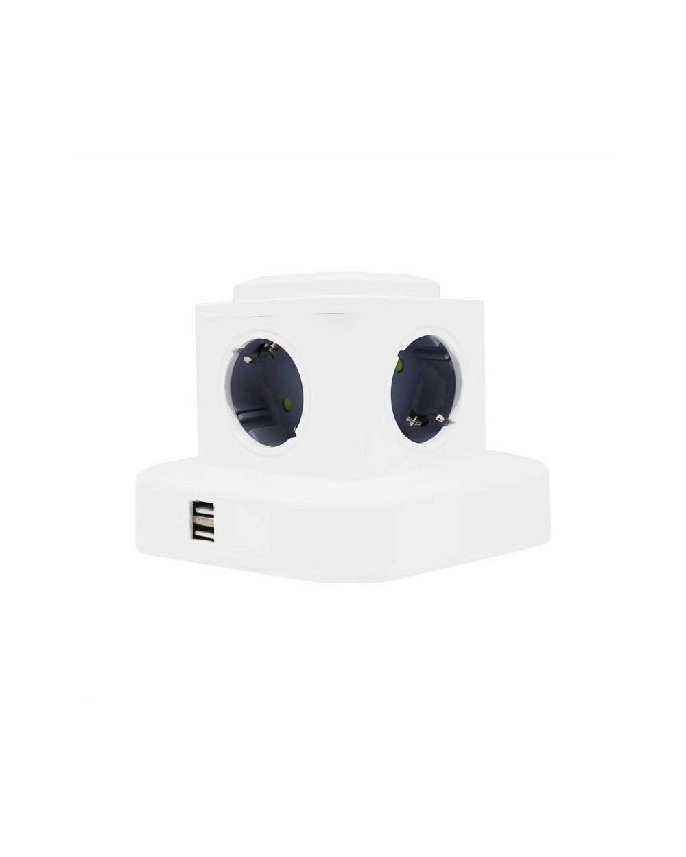 Κάθετο πολύπριζο 4 θέσεων - Σούκο - 2USB - 3m - RC-G4P