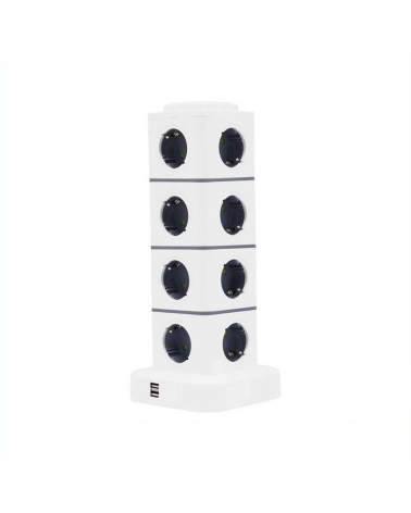 Κάθετο πολύπριζο 16 θέσεων - Σούκο - 2USB - 3m - RC-G16P