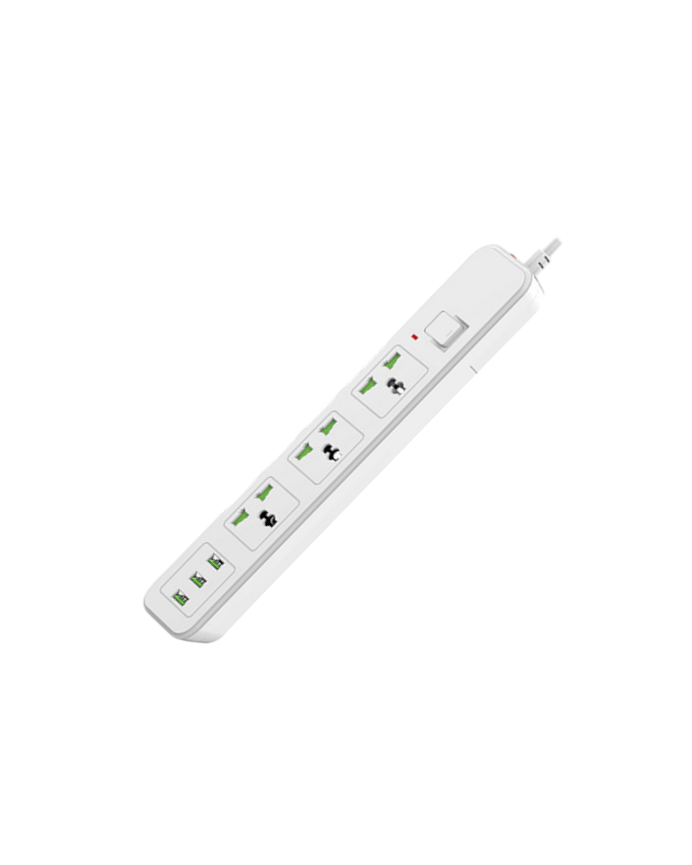 Πολύπριζο Multi-Plug 3 θέσεων με θύρες USB - KOS-27004EU