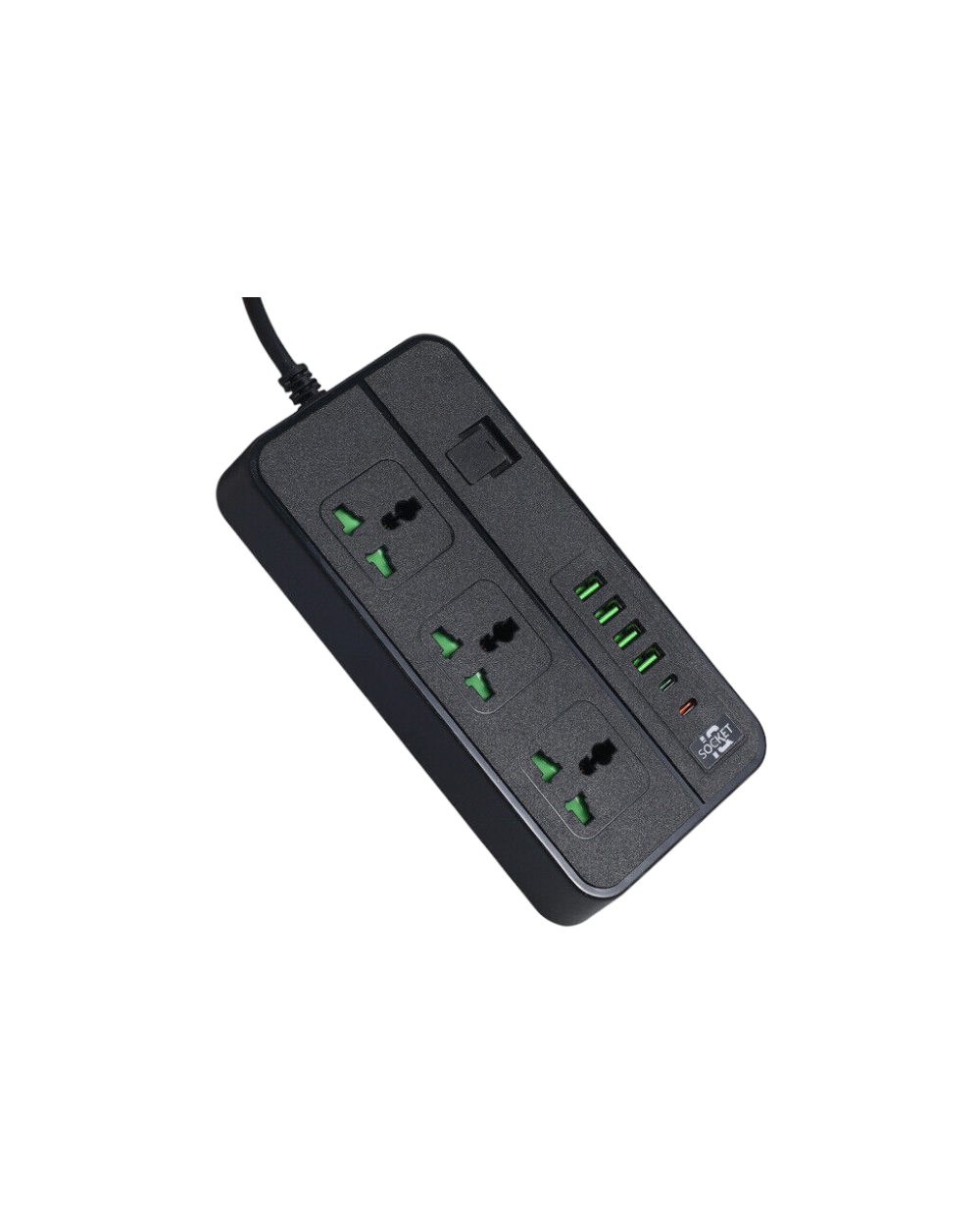 Πολύπριζο Multi-Plug 3 θέσεων με θύρες USB - KOS-27007EU