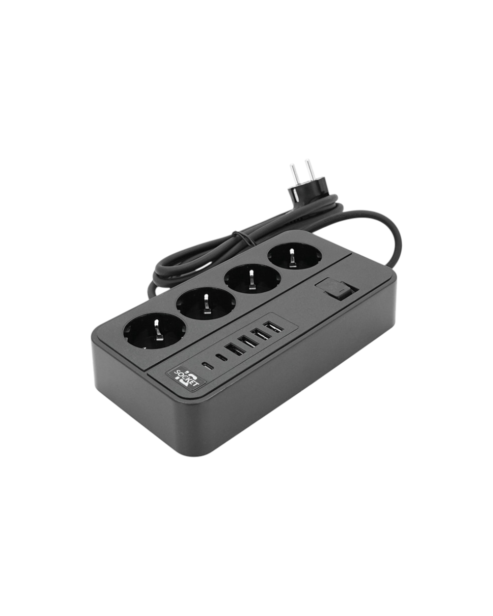 Πολύπριζο 4 θέσεων με θύρες USB - KOS-27013EU