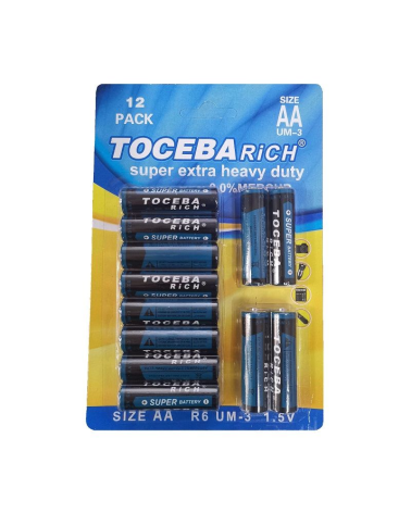 Μπαταρίες ΑΑ – UM-3 – 1.5V – 12pcs – 400086