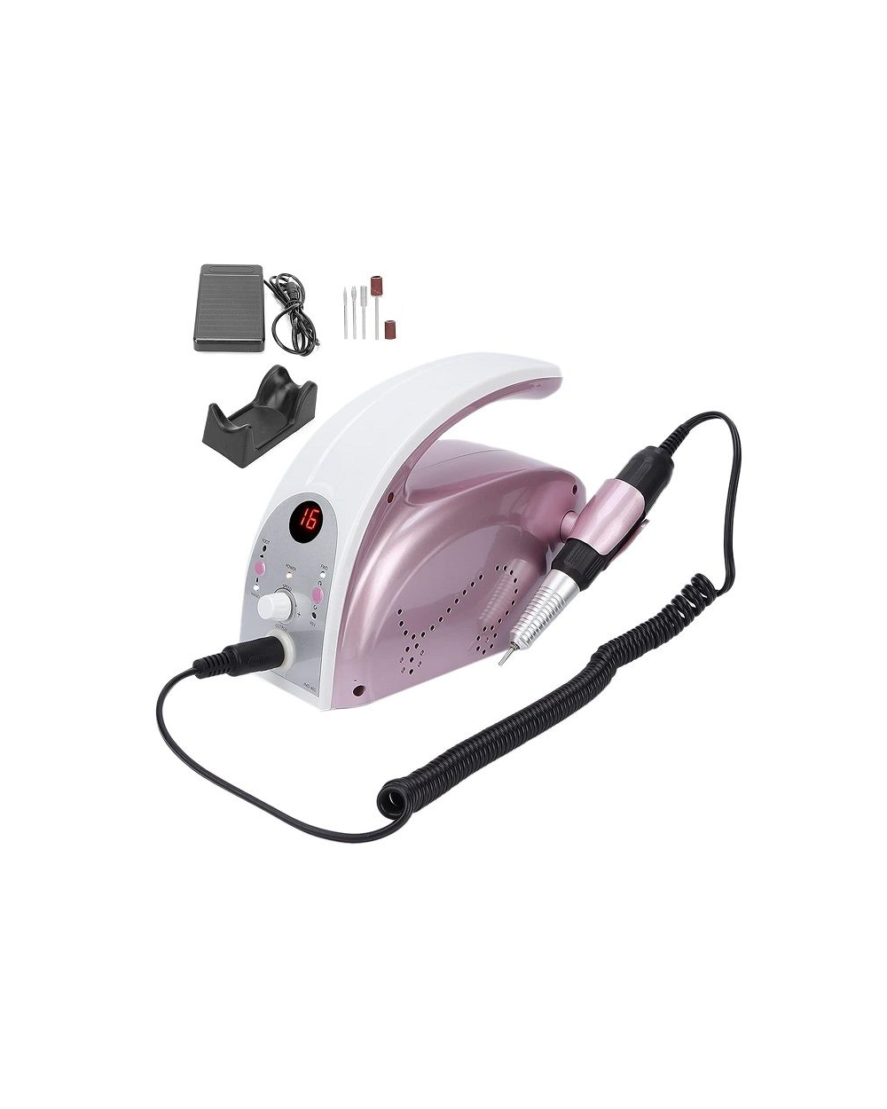 Ηλεκτρικός τροχός μανικιούρ-πεντικιούρ - JMD401 - 581436 - Pink