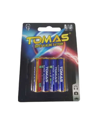 Αλκαλικές μπαταρίες - ΑΑΑ - 4pcs