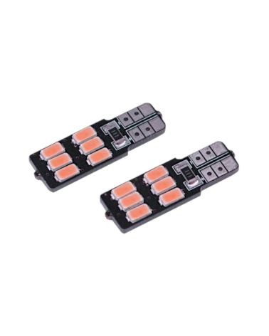 Λαμπτήρες LED - T10 - Canbus - R-DT10F-01AU - 2pcs - 110188 - Red