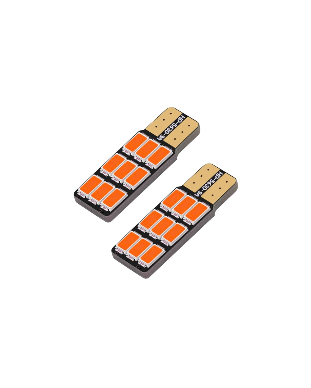 Λαμπτήρες LED - T10 - R-DT10F-02AU - 2pcs - 110189 - Red