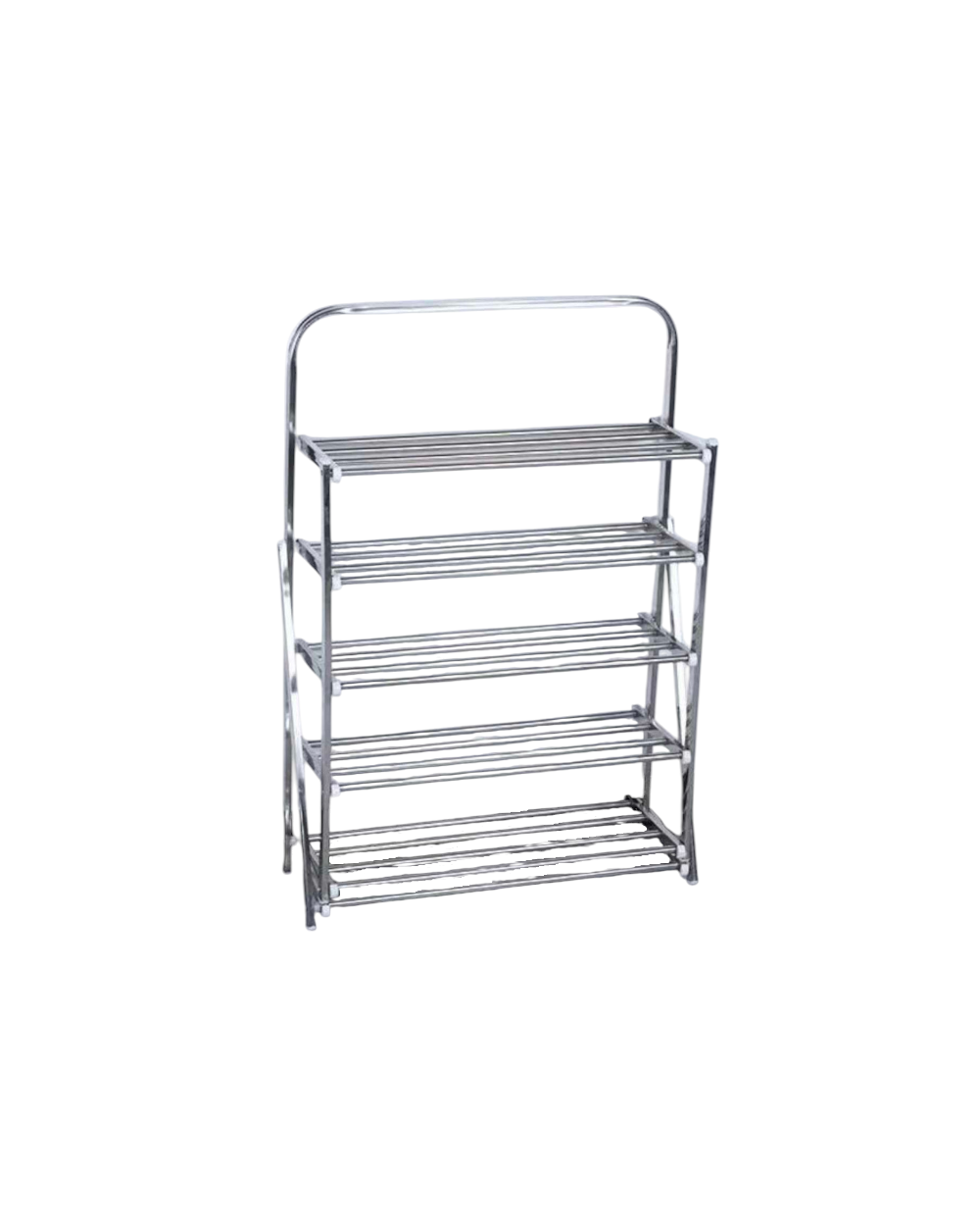 Πτυσσόμενη ραφιέρα παπουτσιών αλουμινίου 5 επιπέδων - ZD05