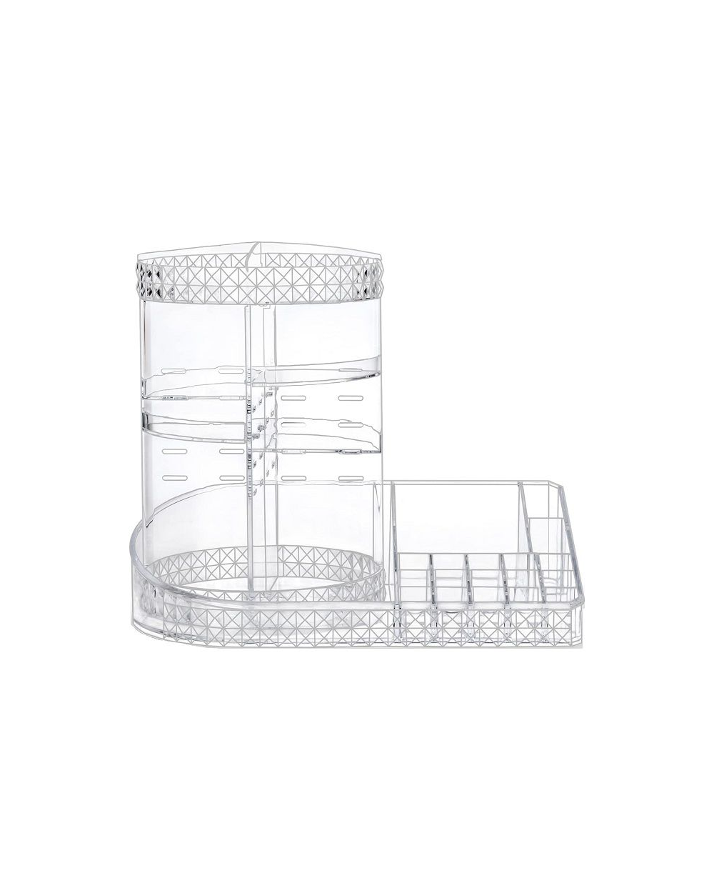 Θήκη οργάνωσης καλλυντικών περιστρεφόμενη ακρυλική - JN110 - 360°