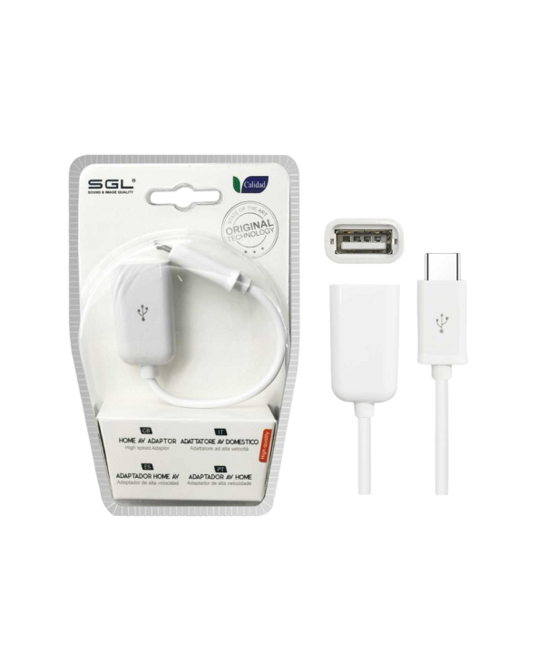 Αντάπτορας USB TypeC σε USB 2.0 female - T62