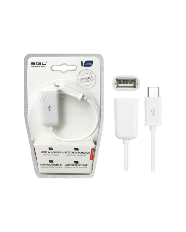 Αντάπτορας USB TypeC σε USB 2.0 female - T62