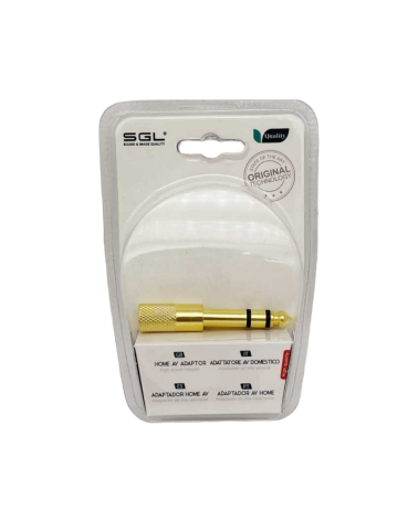 Αντάπτορας ήχου Jack 6.3mm σε 3.5mm - 1883-1