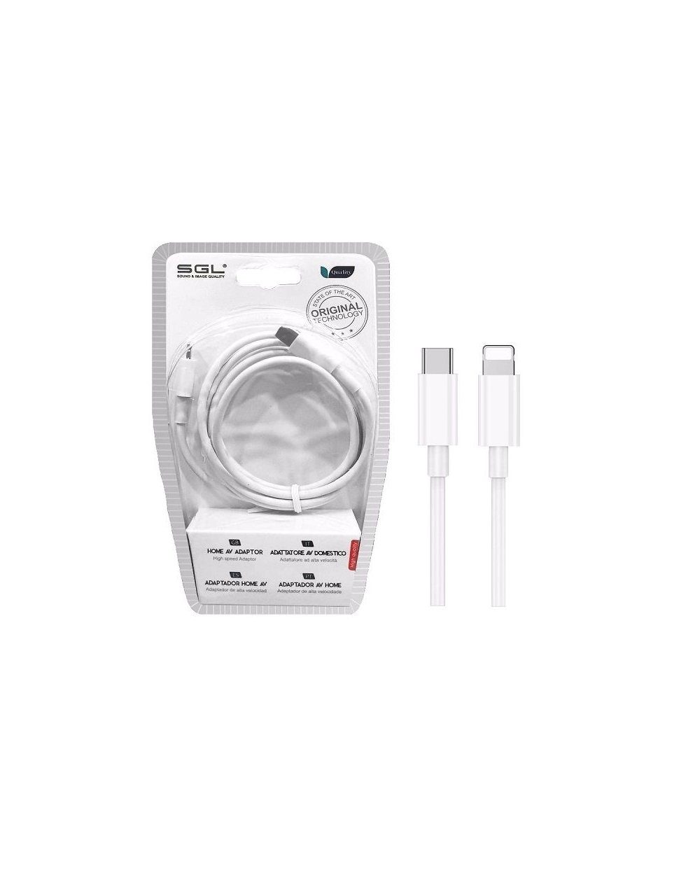 Καλώδιο USB Type-C to Lightning - TP158B - 1m - 210917