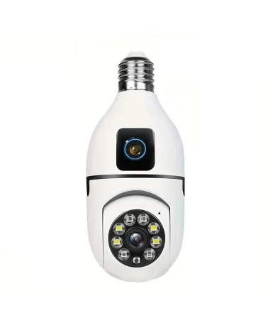 Κάμερα ασφαλείας IP - Dual - Lamp E27