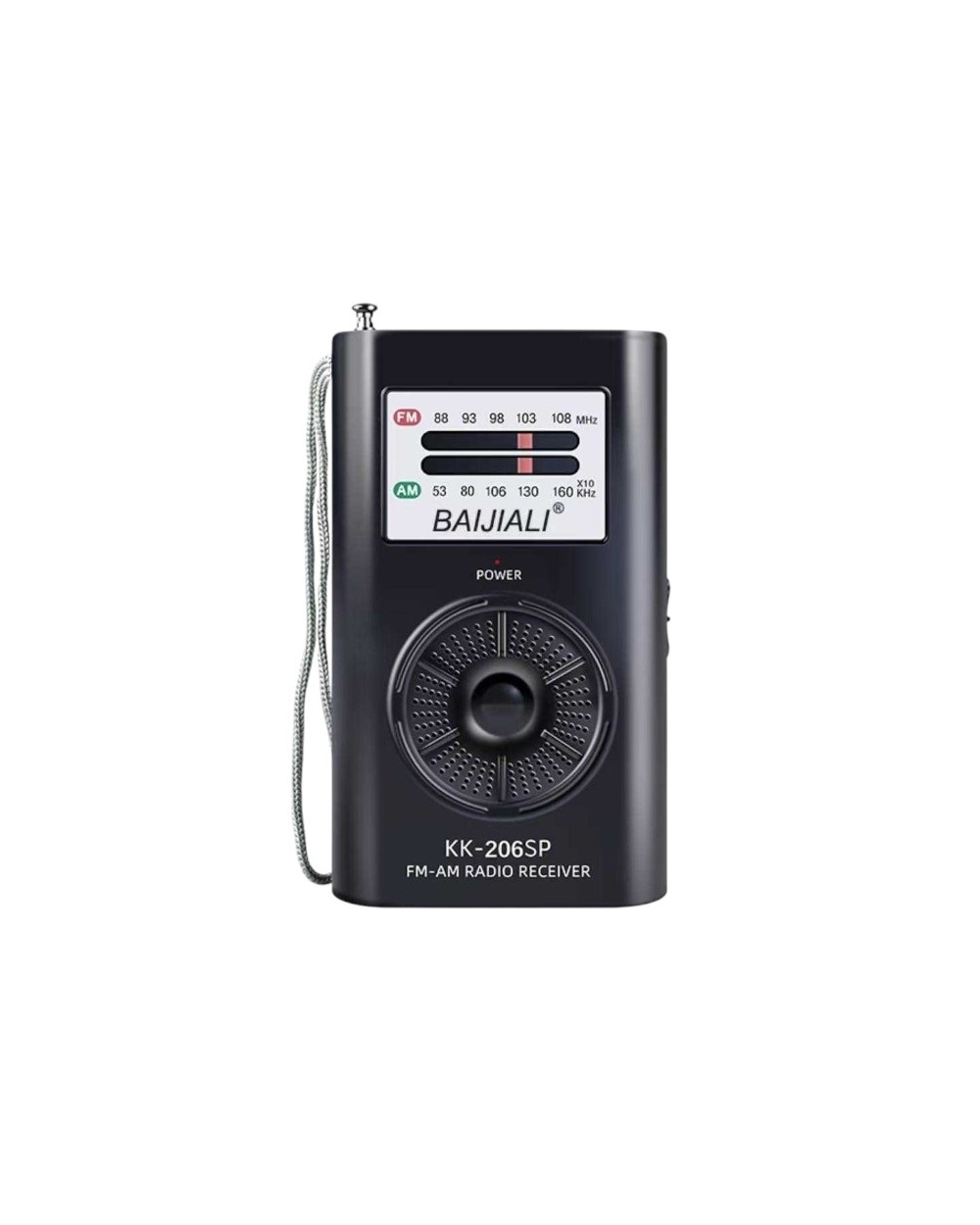 Φορητό ραδιόφωνο mini - PR-206 - 802063 - Black
