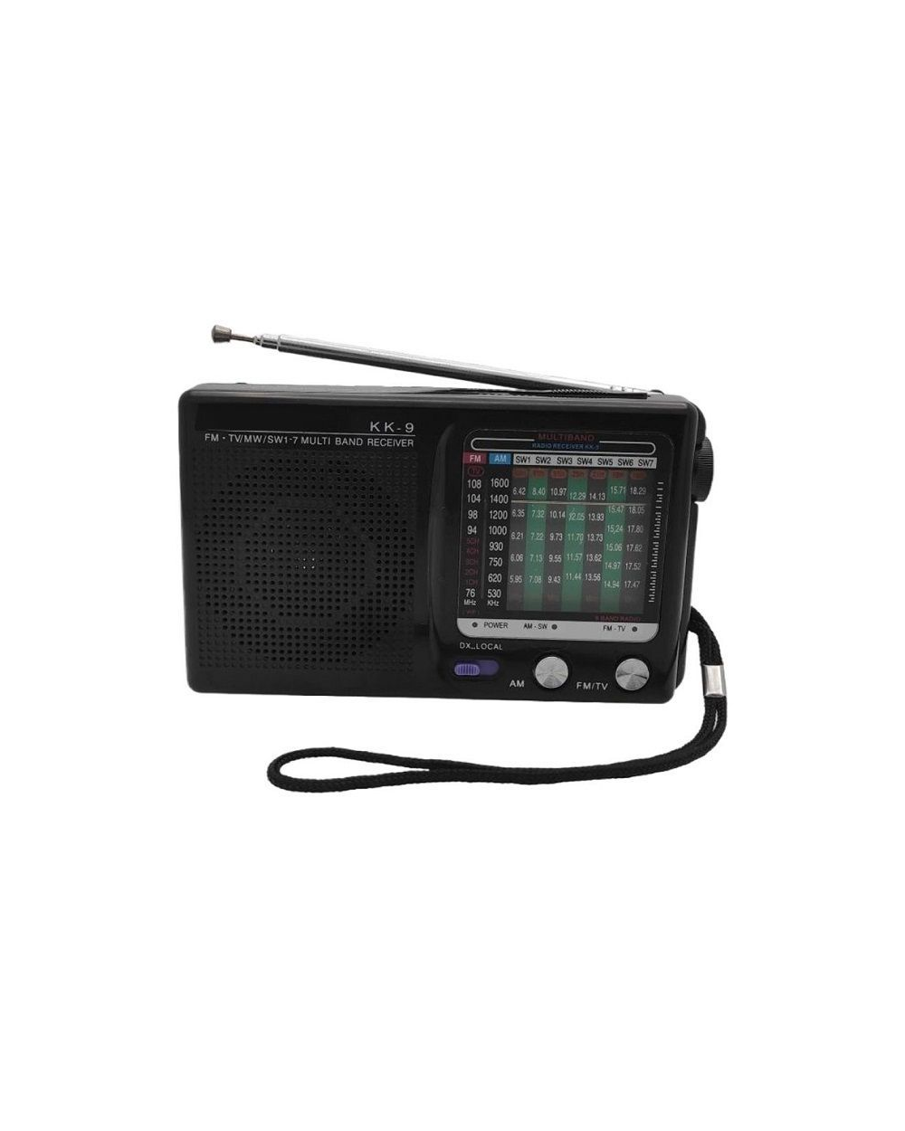 Φορητό ραδιόφωνο μπαταρίας - KK9 - 837096 - Black