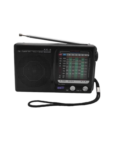 Φορητό ραδιόφωνο μπαταρίας - KK9 - 837096 - Black