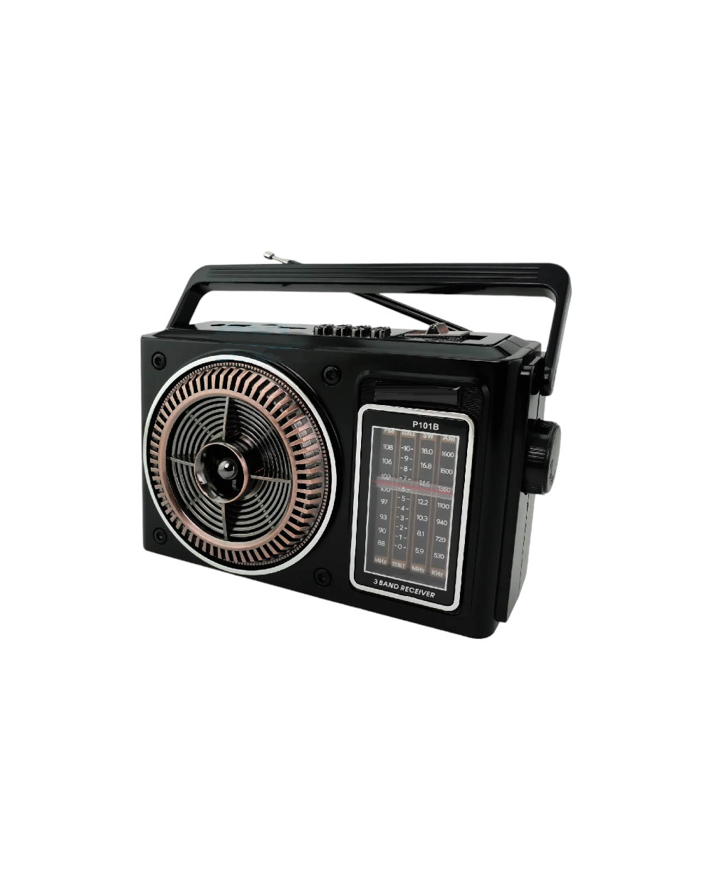 Επαναφορτιζόμενο ραδιόφωνο - PX-101BT - 020023 - Black