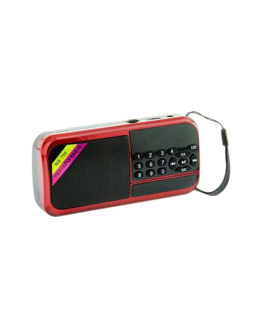 Επαναφορτιζόμενο ραδιόφωνο - PR-798 - 241328 - Red