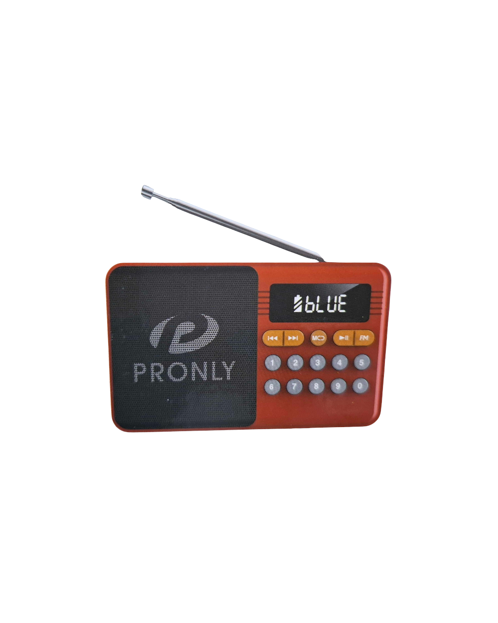 Επαναφορτιζόμενο ραδιόφωνο με Bluetooth - PR-808BT - 241335 - Red