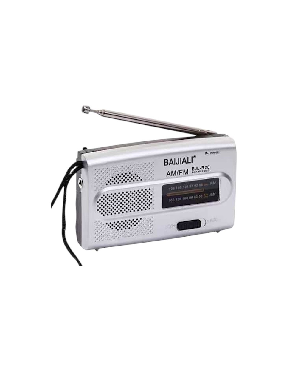 Φορητό ραδιόφωνο mini - PR-28 - 241366 - Silver