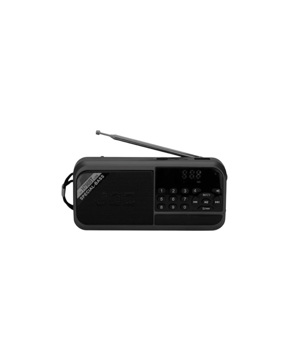 Επαναφορτιζόμενο ραδιόφωνο - PR-798 - 241328 - Black
