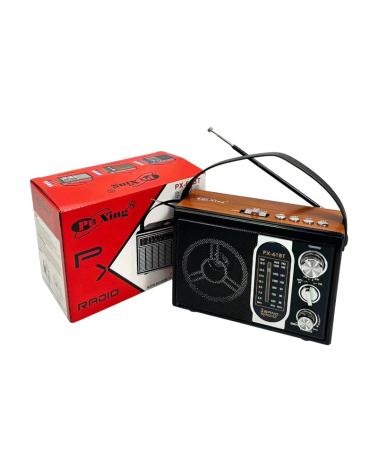 Επαναφορτιζόμενο ραδιόφωνο - PX-61BT - 617156 - Brown