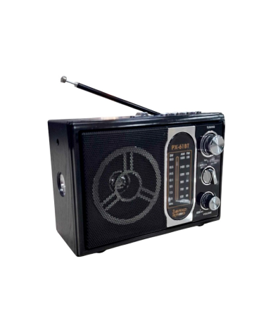 Επαναφορτιζόμενο ραδιόφωνο - PX-61BT - 617156 - Black