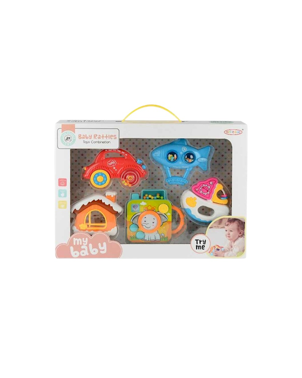 Σετ βρεφικές κουδουνίστρες & μασητικά - TG8418-25