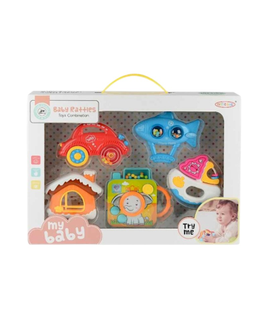 Σετ βρεφικές κουδουνίστρες & μασητικά - TG8418-25