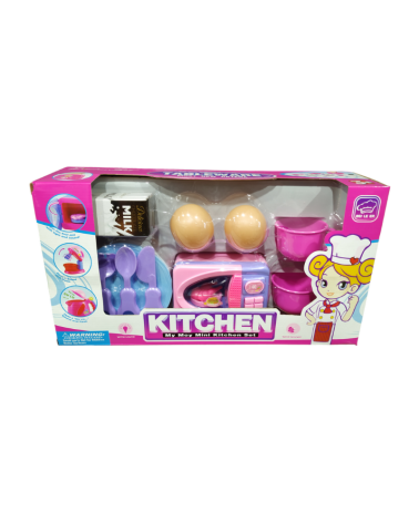 Παιδικός φούρνος μικροκυμάτων με αξεσουάρ - 8010